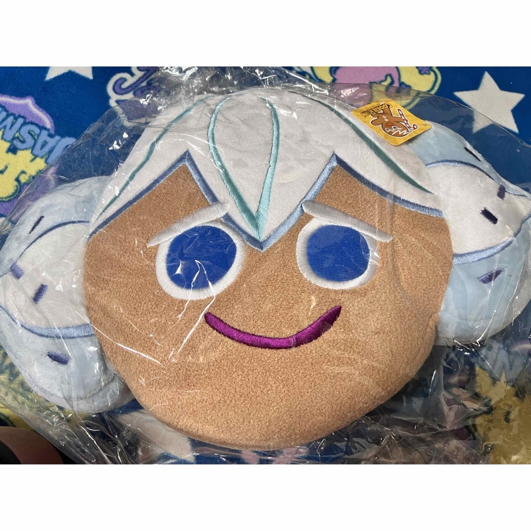 初代 クッキーラン 粉雪味クッキー クッション 人形 ぬいぐるみ 激レア 韓国 エンタメ/ホビーのおもちゃ/ぬいぐるみ(キャラクターグッズ)の商品写真