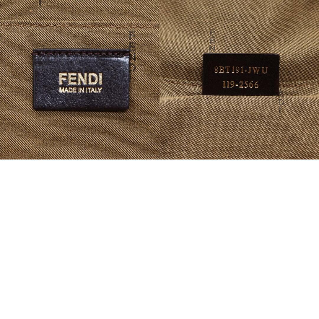 FENDI(フェンディ)のフェンディ FENDI ズッカ柄 レザー ショルダーバッグ レディースのバッグ(ショルダーバッグ)の商品写真