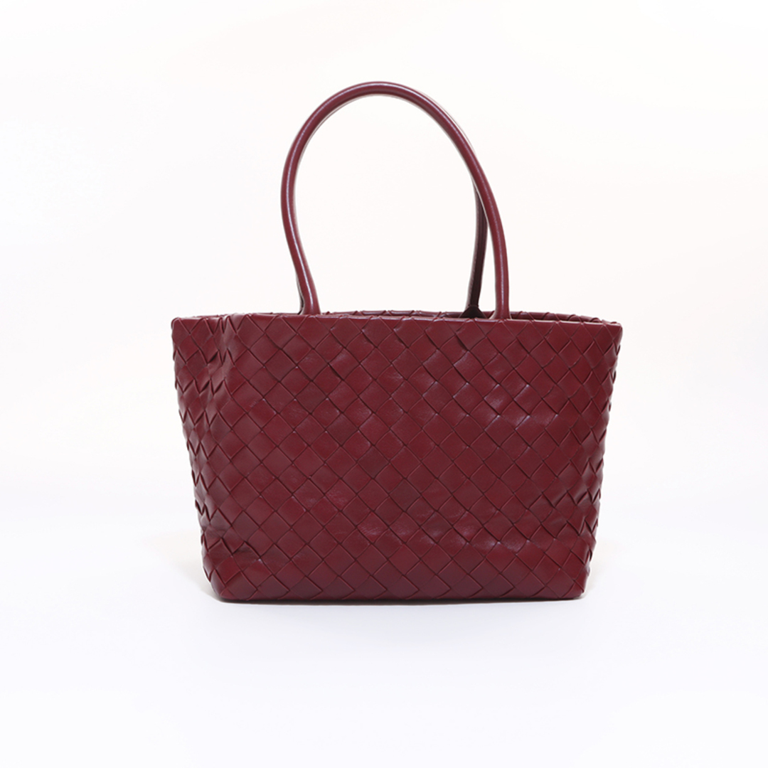 Bottega Veneta(ボッテガヴェネタ)のボッテガヴェネタ BOTTEGAVENETA イントレチャート ボルドー トートバッグ レディースのバッグ(トートバッグ)の商品写真