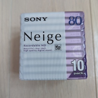 SONY - SONY Neige 録音用ミニディスク  80分 10枚セット