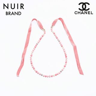 シャネル(CHANEL)のシャネル CHANEL カラーストーン リボン ロング ネックレス(ネックレス)