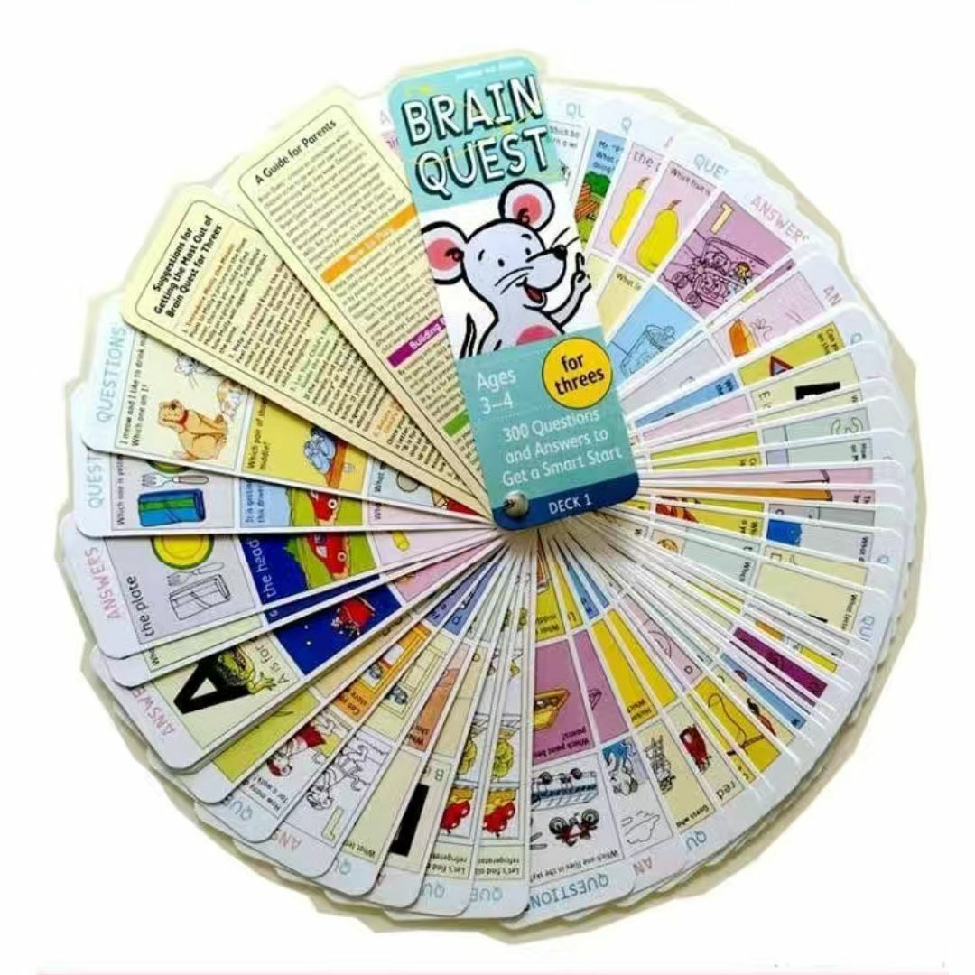 Brain Quest 英語クイズカード 4セットマイヤペン対応　箱付　袋付 エンタメ/ホビーの本(絵本/児童書)の商品写真