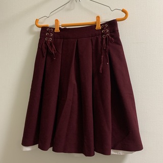 【出品4/30まで】リボン スカート(ひざ丈スカート)