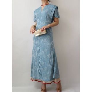 mame - mame Carnations Willow Long Dress