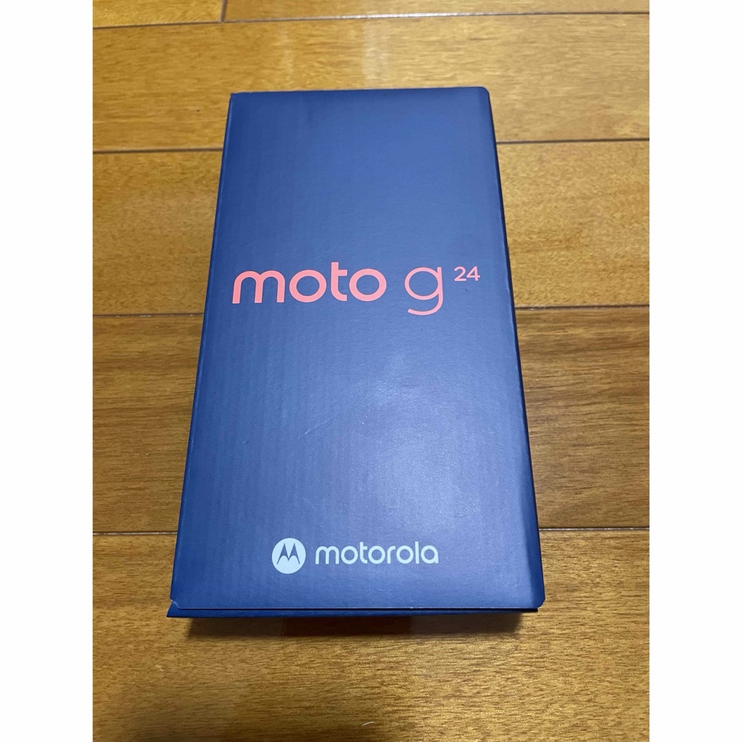 Motorola(モトローラ)のmoto g24 本体　マットチャコール　未使用品 スマホ/家電/カメラのスマートフォン/携帯電話(スマートフォン本体)の商品写真