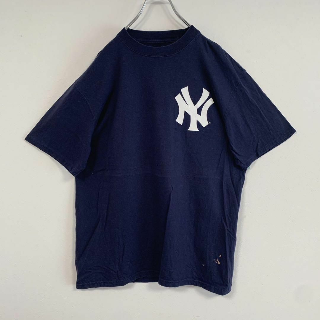 Majestic(マジェスティック)のニューヨーク・ヤンキースNY JETER 半袖 プリント Tシャツ Lサイズ メンズのトップス(Tシャツ/カットソー(半袖/袖なし))の商品写真