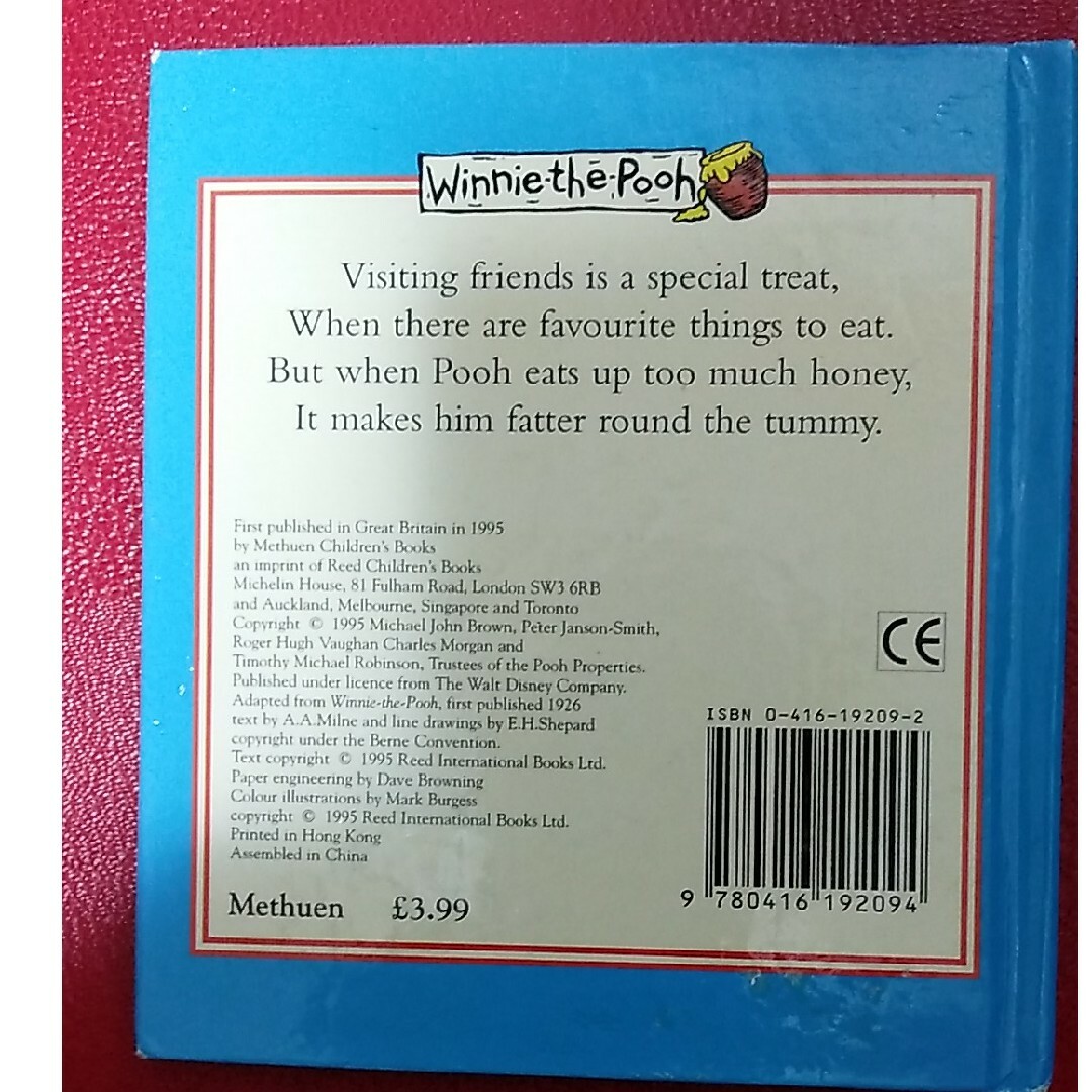英語絵本 Pooh's Visit  POP-UP BOOK エンタメ/ホビーの本(絵本/児童書)の商品写真