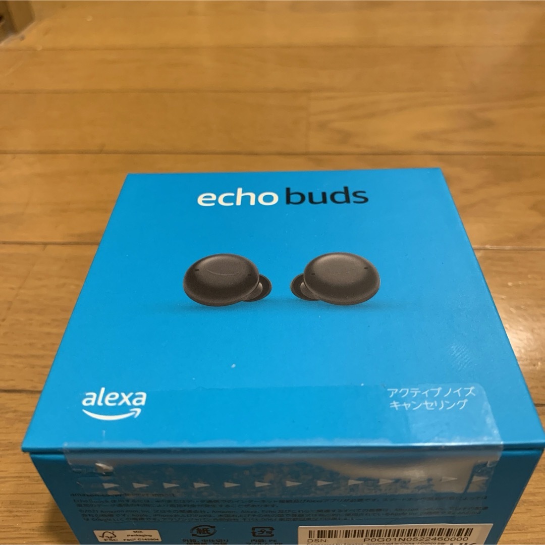 Amazon(アマゾン)のAmazon｜アマゾン 完全ワイヤレスイヤホン Echo Buds エコーバッズ スマホ/家電/カメラのオーディオ機器(ヘッドフォン/イヤフォン)の商品写真