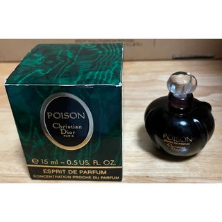 クリスチャンディオール(Christian Dior)の香水 クリスチャンディオール  POISON プワゾン パルファム 15ml(香水(女性用))