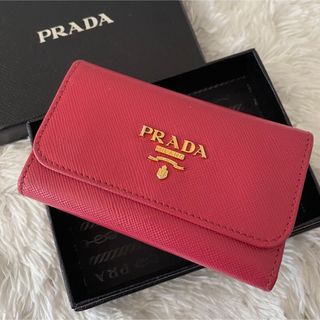 プラダ(PRADA)の☆PRADA☆プラダ サフィアーノ ゴールド金具 キーケース 6連(キーケース)