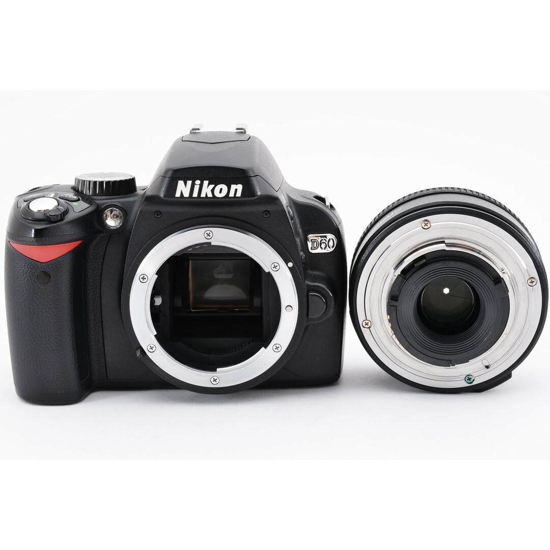 Nikon(ニコン)の単焦点レンズセット♪ 初心者さんにもおすすめ!! Nikon D60 #6218 スマホ/家電/カメラのカメラ(デジタル一眼)の商品写真