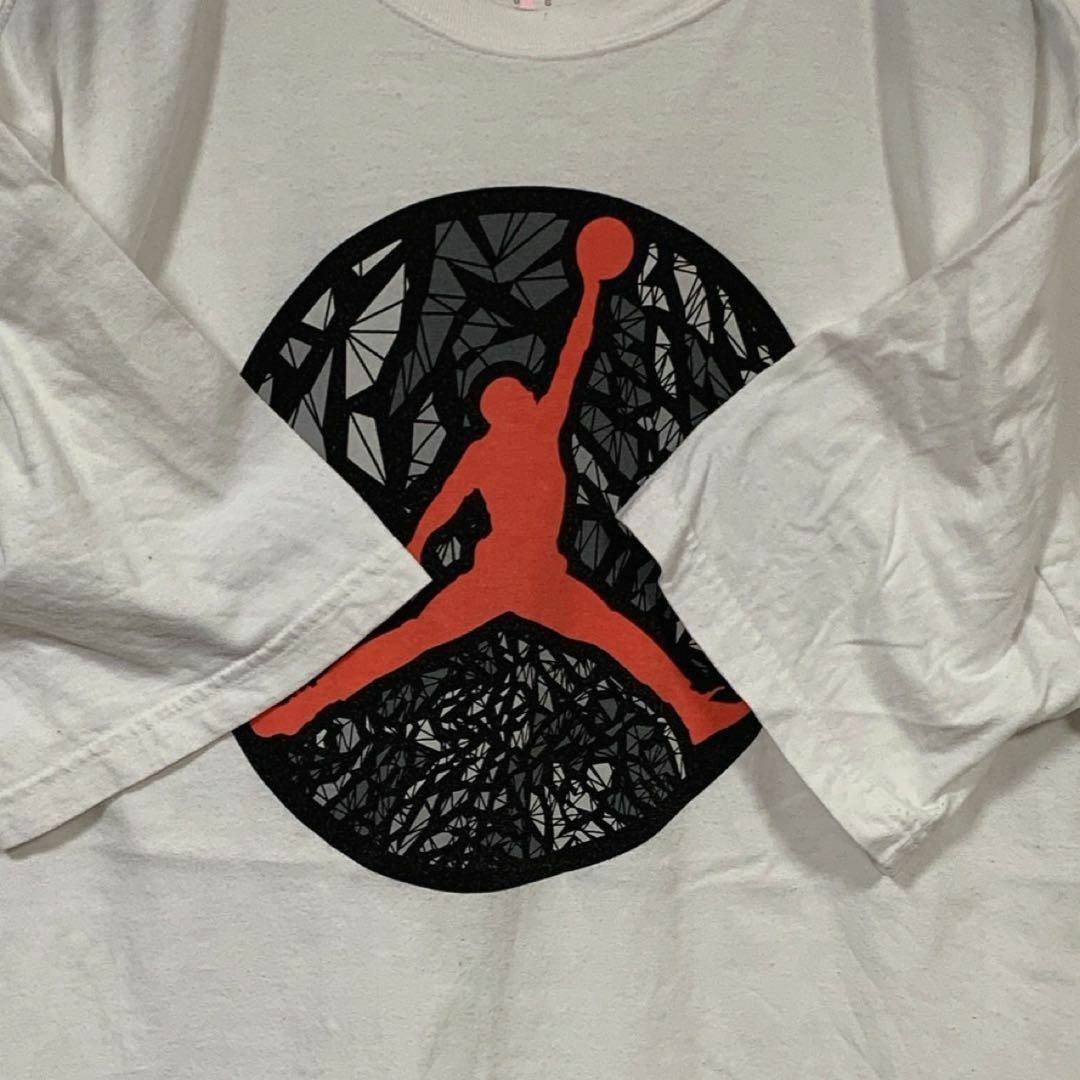 AIR JORDAN 半袖 プリント Tシャツ Lサイズ メンズのトップス(Tシャツ/カットソー(半袖/袖なし))の商品写真