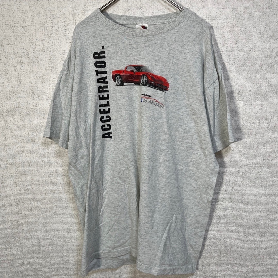 FRUIT OF THE LOOM(フルーツオブザルーム)の【フルーツオブザルーム】半袖Tシャツ ハマー　アメ車　モーターショー　グレー74 メンズのトップス(Tシャツ/カットソー(半袖/袖なし))の商品写真