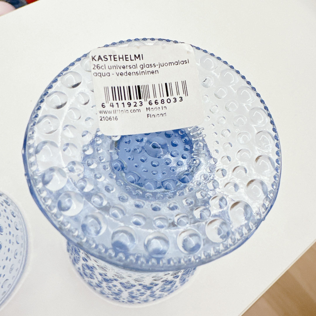 iittala(イッタラ)の新品 iittala カステへルミ アクア ユニバーサルグラス タンブラー 4客 インテリア/住まい/日用品のキッチン/食器(グラス/カップ)の商品写真