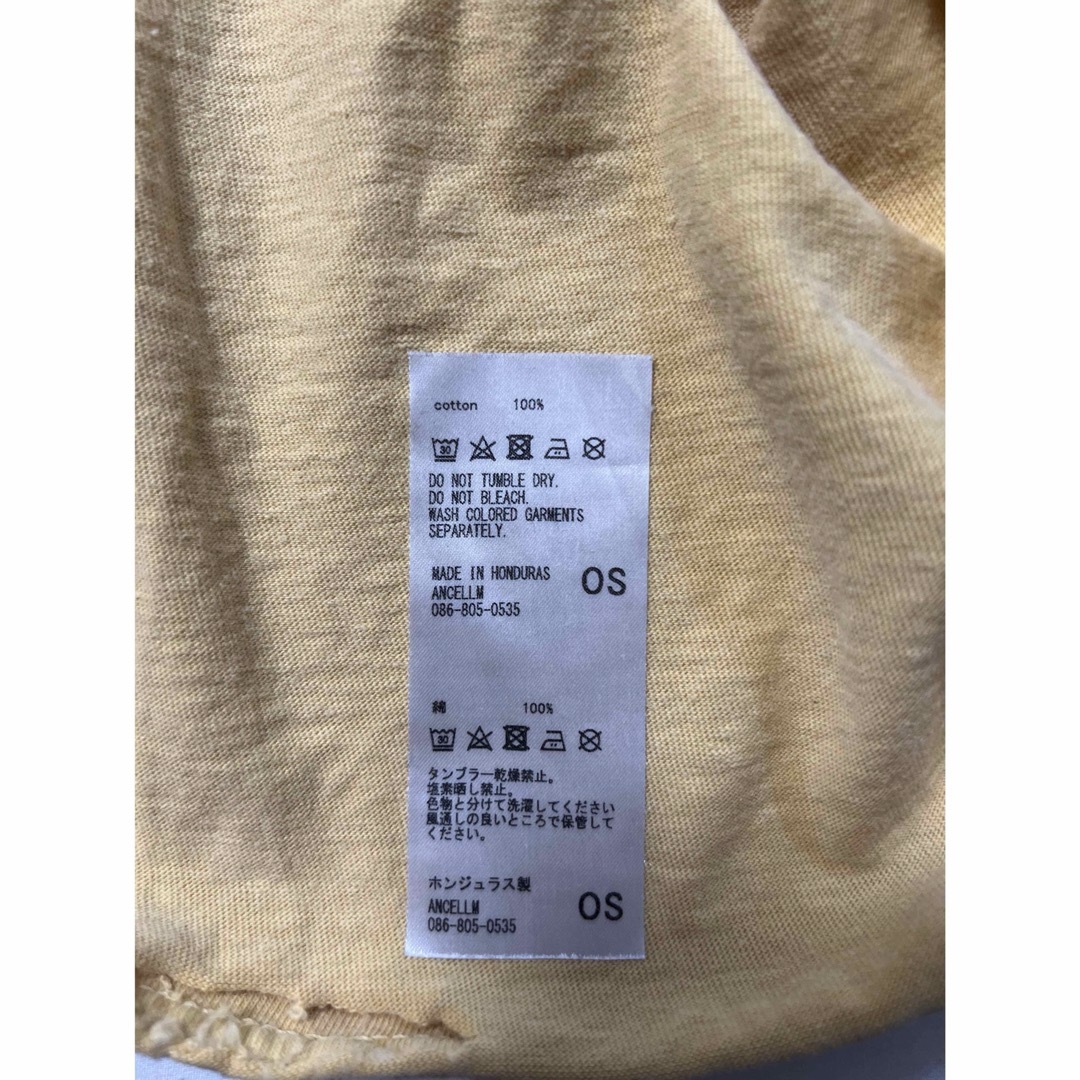 Jieda(ジエダ)のANCELLM 23SS AGING LEO T-SHIRT Tシャツ メンズのトップス(Tシャツ/カットソー(半袖/袖なし))の商品写真