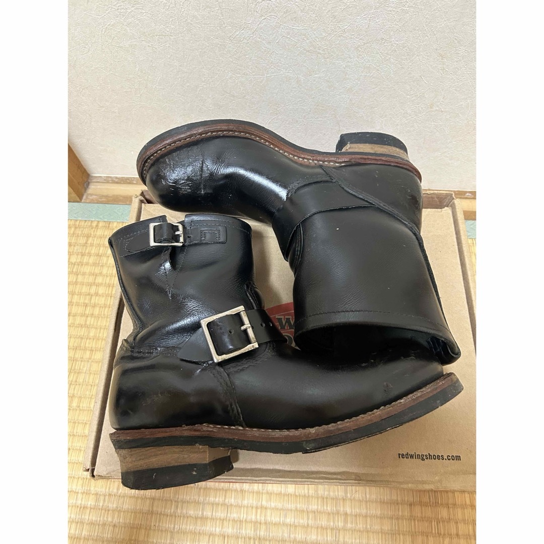 REDWING(レッドウィング)の箱付き!レッドウィング ショートエンジニアブーツ 2976 サイズ:7D メンズの靴/シューズ(ブーツ)の商品写真