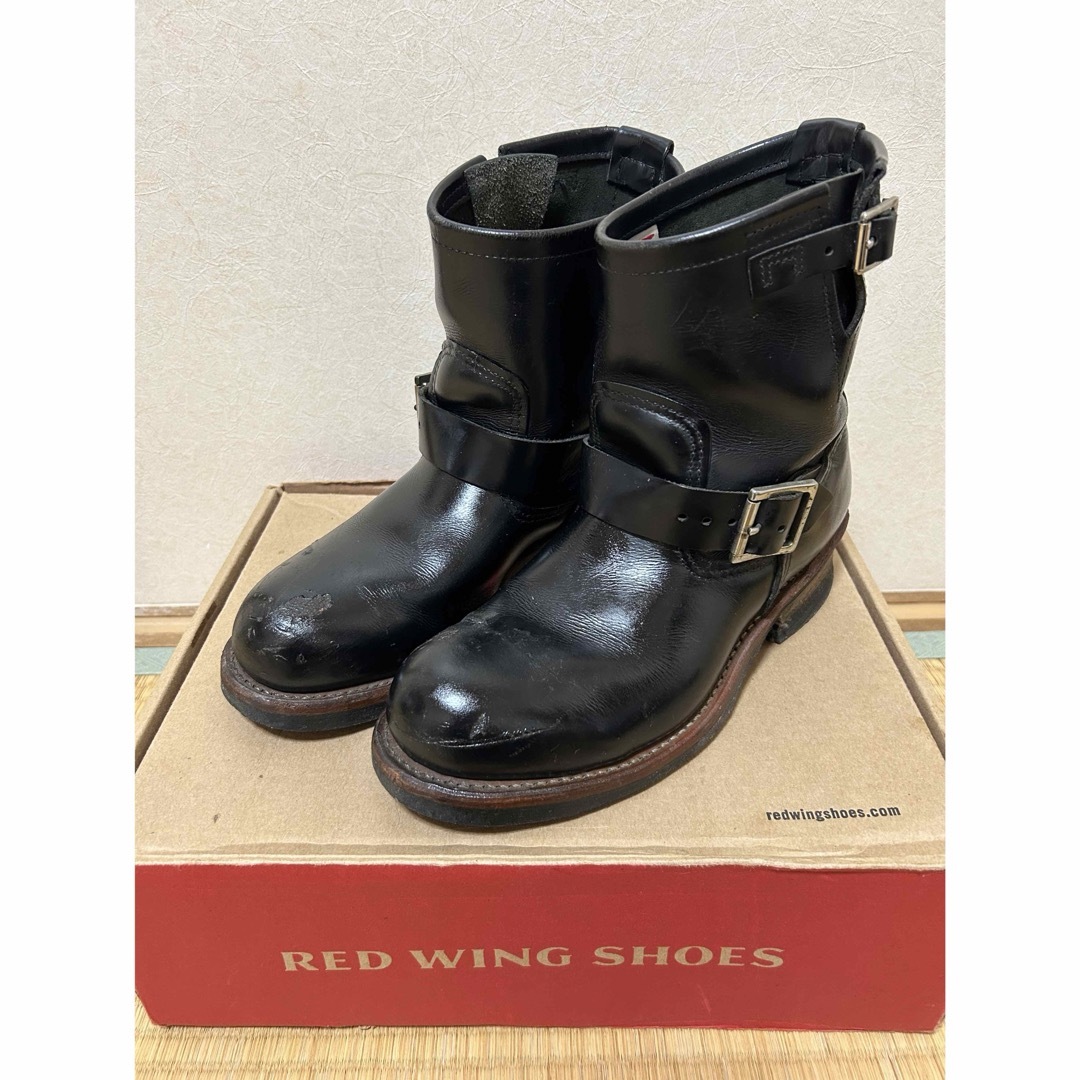 REDWING(レッドウィング)の箱付き!レッドウィング ショートエンジニアブーツ 2976 サイズ:7D メンズの靴/シューズ(ブーツ)の商品写真