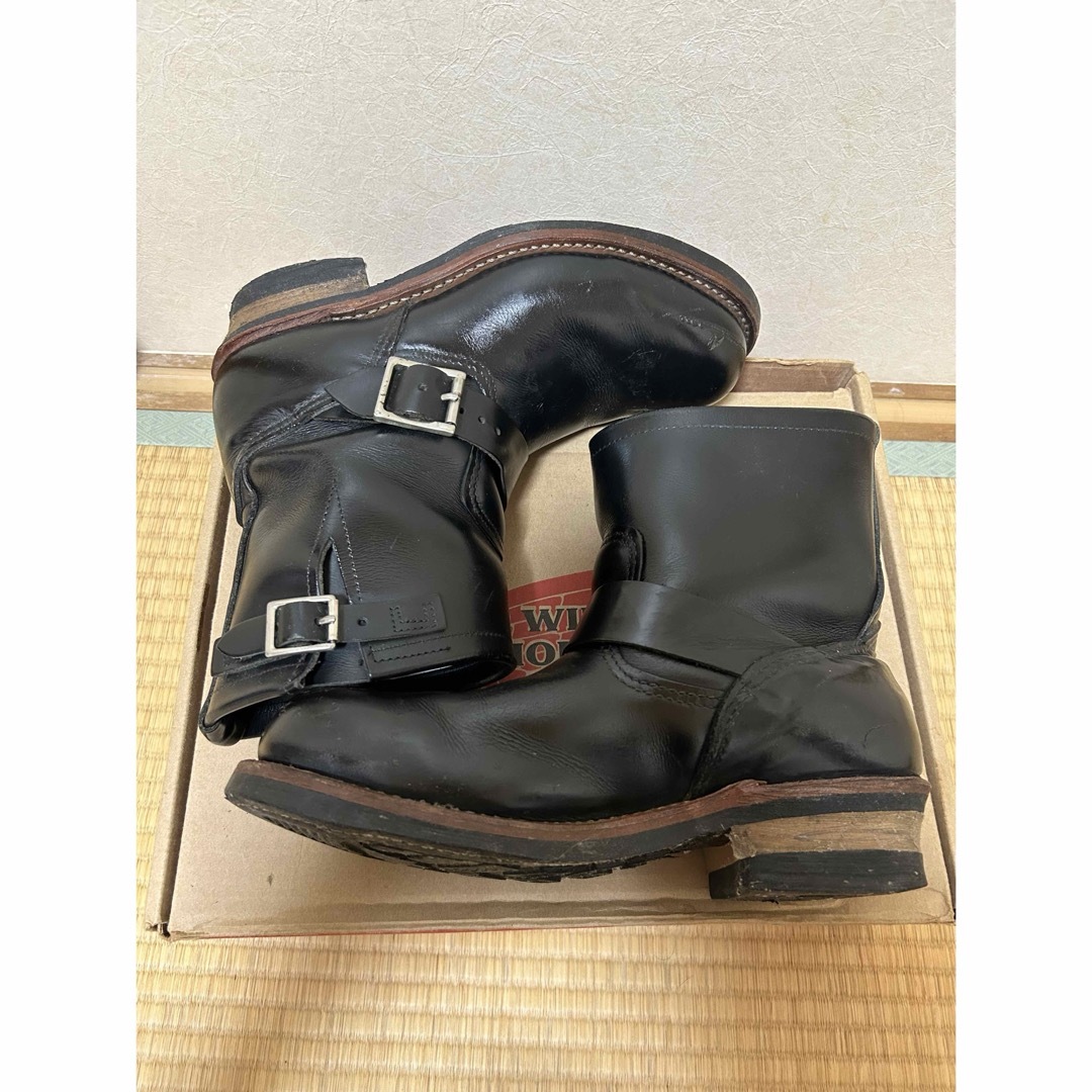 REDWING(レッドウィング)の箱付き!レッドウィング ショートエンジニアブーツ 2976 サイズ:7D メンズの靴/シューズ(ブーツ)の商品写真