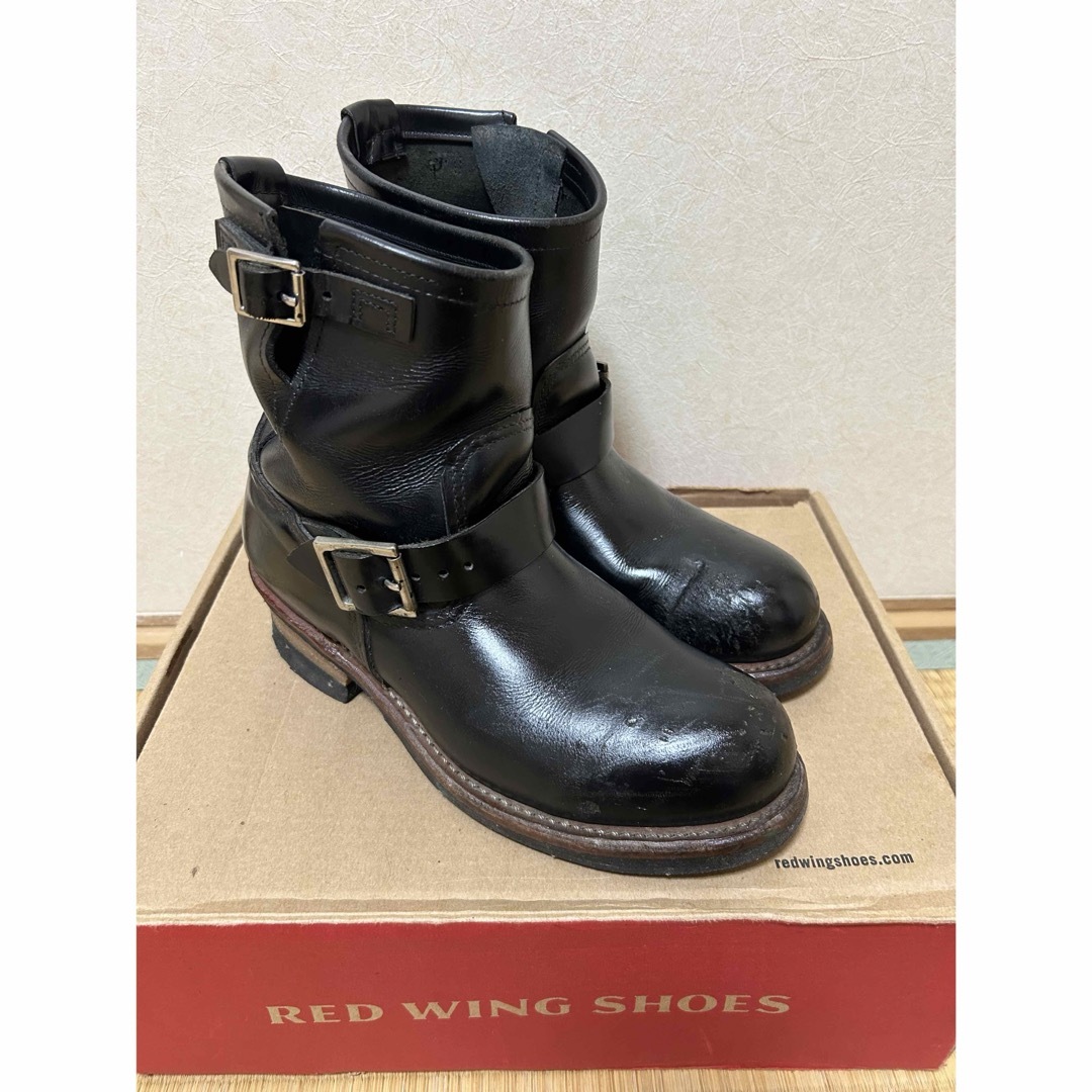 REDWING(レッドウィング)の箱付き!レッドウィング ショートエンジニアブーツ 2976 サイズ:7D メンズの靴/シューズ(ブーツ)の商品写真