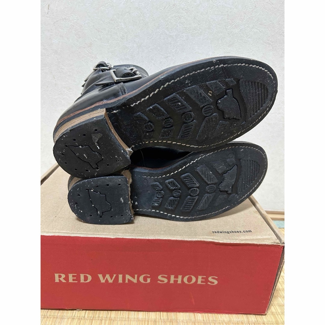 REDWING(レッドウィング)の箱付き!レッドウィング ショートエンジニアブーツ 2976 サイズ:7D メンズの靴/シューズ(ブーツ)の商品写真