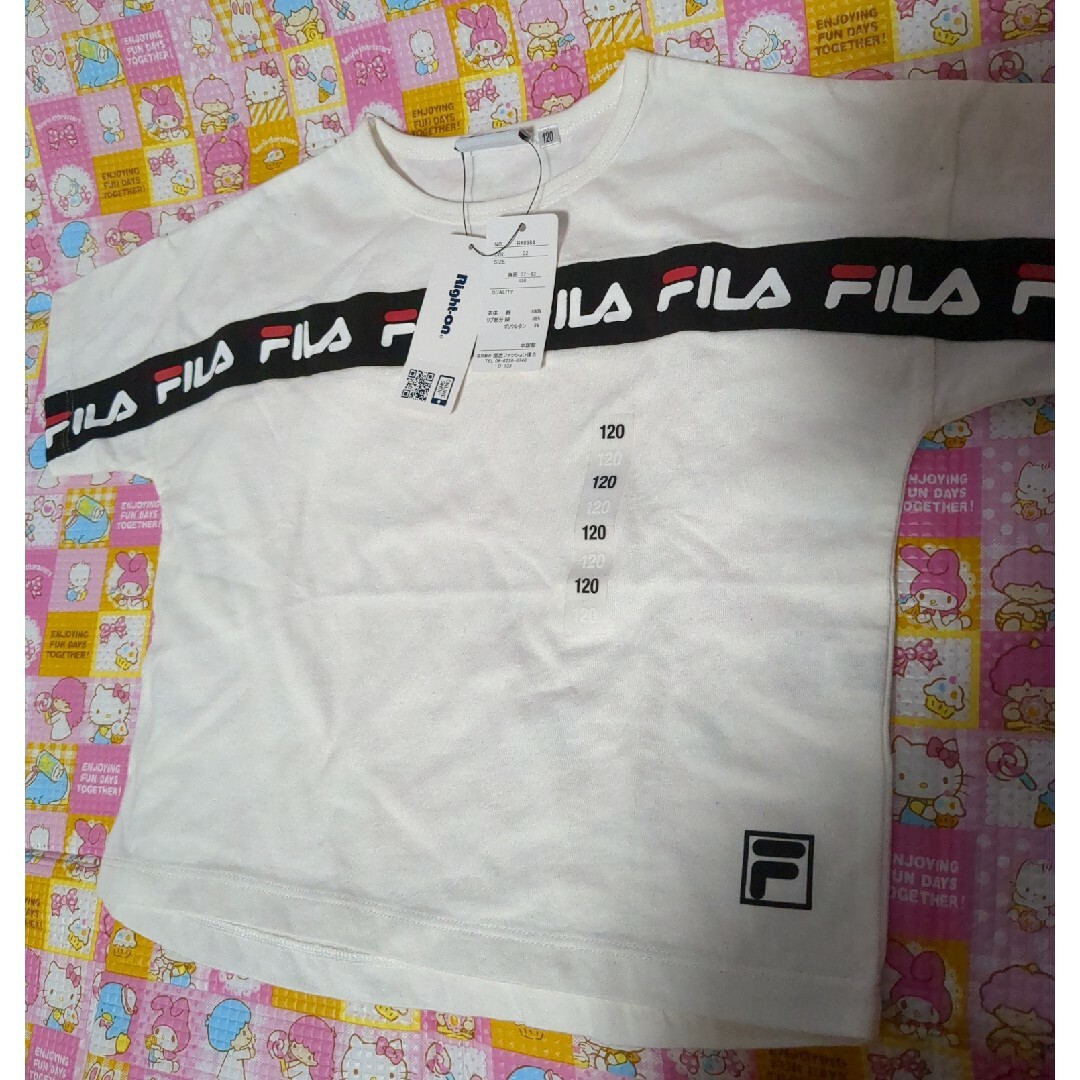 FILA(フィラ)のRight-onTシャツ　フィラ キッズ/ベビー/マタニティのキッズ服女の子用(90cm~)(Tシャツ/カットソー)の商品写真