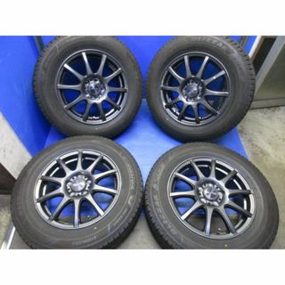 ブリヂストン(BRIDGESTONE)の　ユ）ヴェルヴァ15　5/100+スタッドレス　VRX3　195/65R15(タイヤ・ホイールセット)