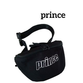 プリンス(Prince)の美品 prince プリンス ボディバッグ ブラック ユニセックス 男女兼用(ボディーバッグ)