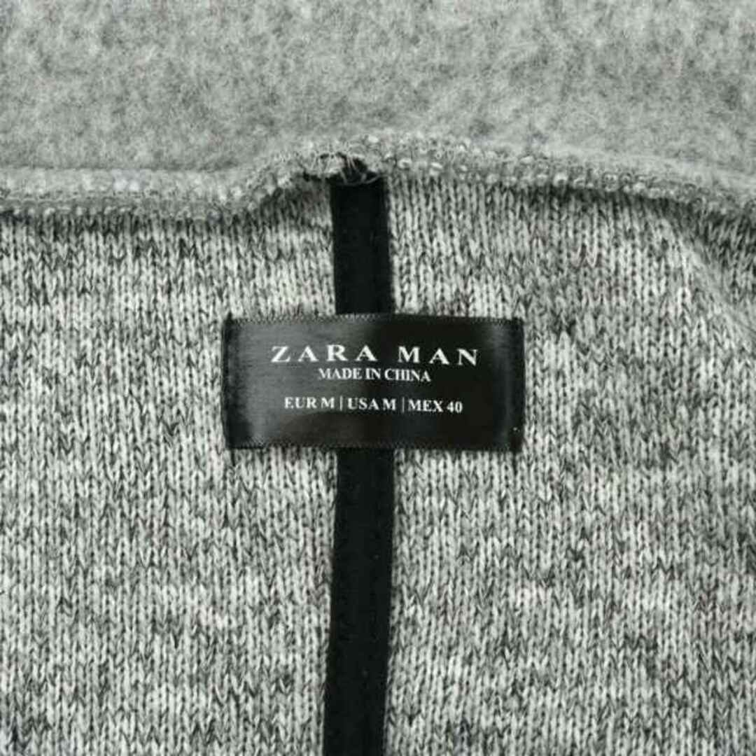 ザラマン ZARA MAN チェスターコート アウター ロング M グレー メンズのジャケット/アウター(その他)の商品写真