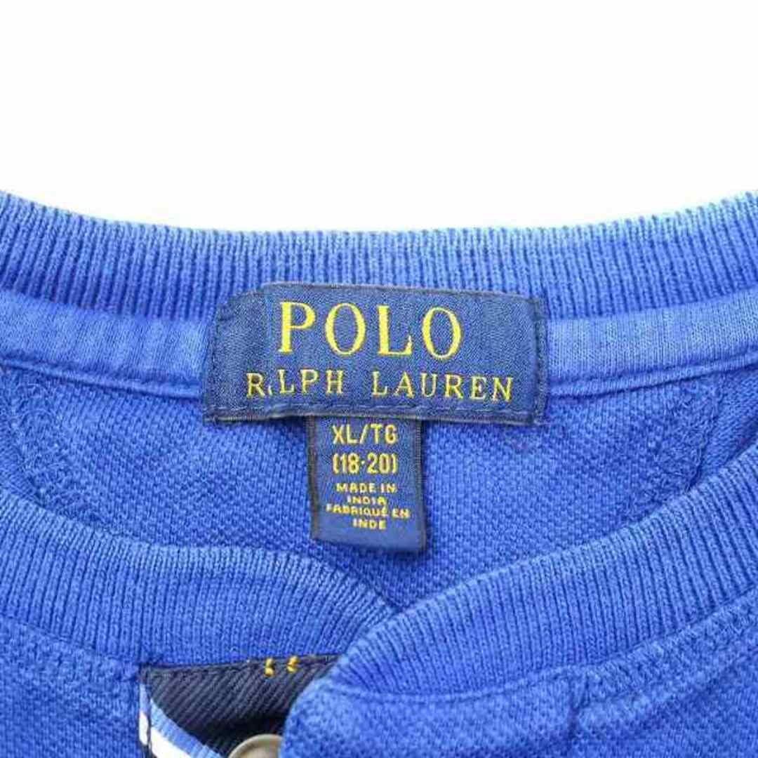 POLO RALPH LAUREN(ポロラルフローレン)のPOLO RALPH LAUREN ポロシャツ カットソー 半袖 XL 青 メンズのトップス(ポロシャツ)の商品写真