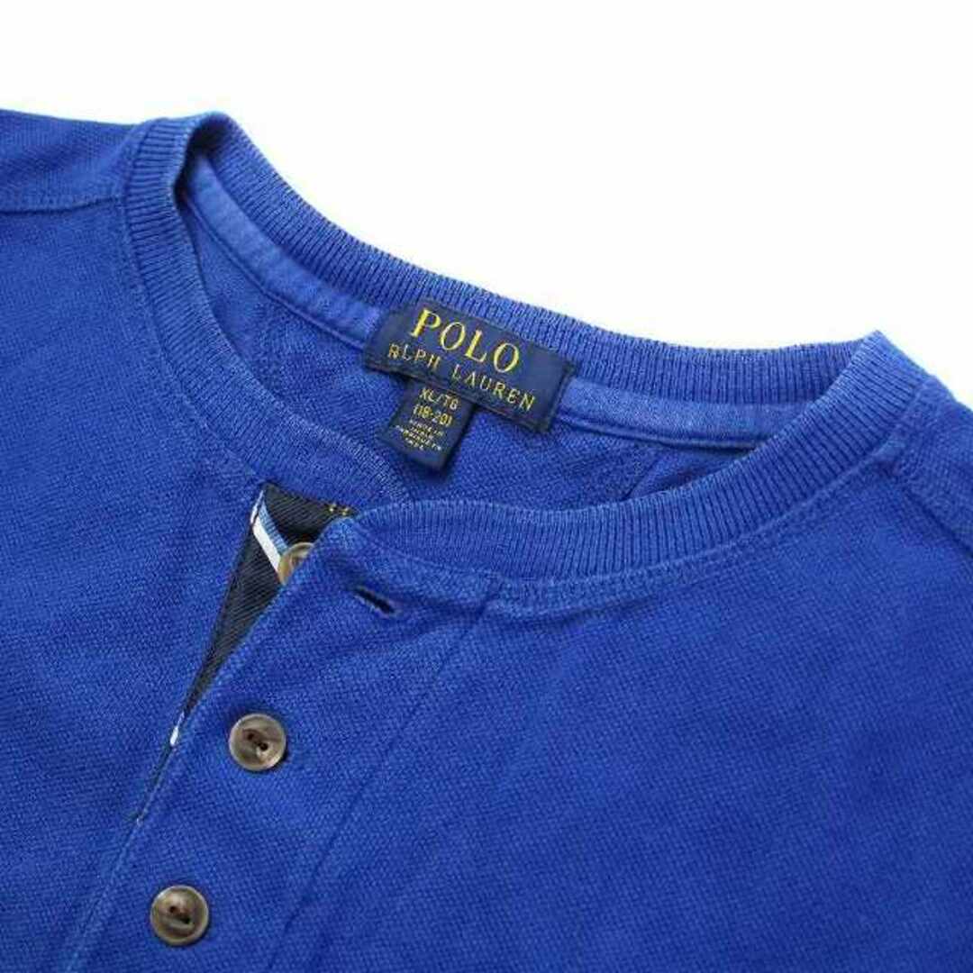 POLO RALPH LAUREN(ポロラルフローレン)のPOLO RALPH LAUREN ポロシャツ カットソー 半袖 XL 青 メンズのトップス(ポロシャツ)の商品写真
