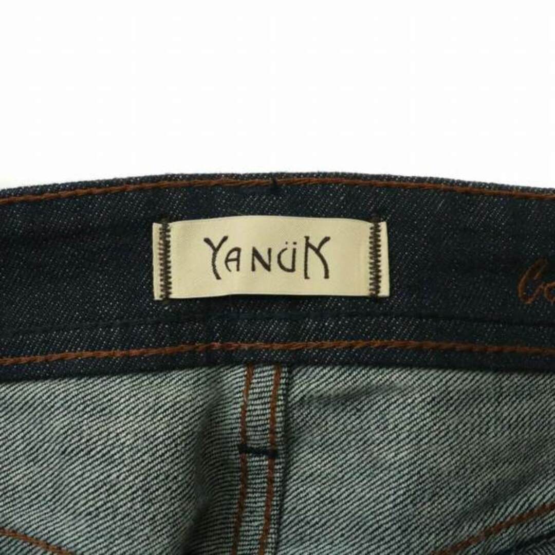 YANUK(ヤヌーク)のヤヌーク コリーン デニムパンツ ワイドテーパード 26 S インディゴ レディースのパンツ(デニム/ジーンズ)の商品写真