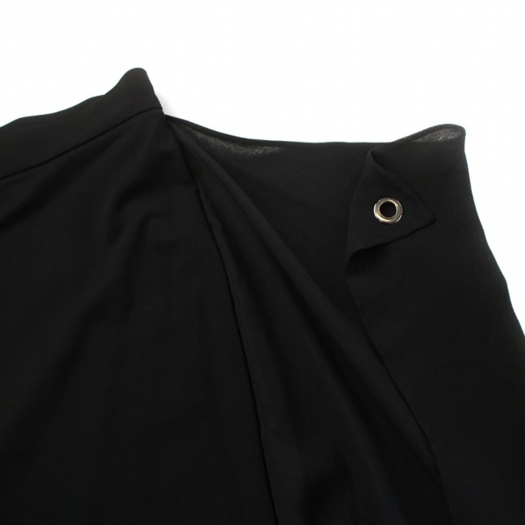 Max Mara(マックスマーラ)のマックスマーラ 白タグ タイトスカート マキシ ロング フリル スリット 黒 レディースのスカート(ロングスカート)の商品写真