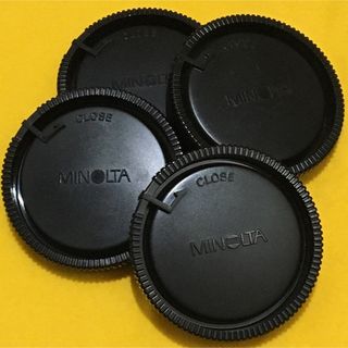 コニカミノルタ(KONICA MINOLTA)のMINOLTA ミノルタ LR-1000 αマウント レンズリアキャップ ×4個(レンズ(単焦点))