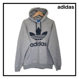 アディダス(adidas)のadidas　アディダス　パーカー　フーディー　グレー　ユニセックス　M(パーカー)