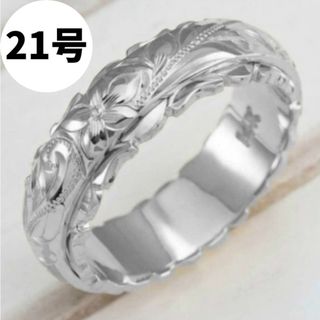 【大人気商品♪】21号　ハワイアンジュエリー リング　指輪　アンティーク　14K(リング(指輪))