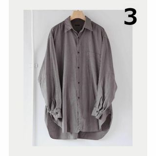 コモリ(COMOLI)の未使用 COMOLI 24SS ヨリ杢 ワークシャツ 3(シャツ)