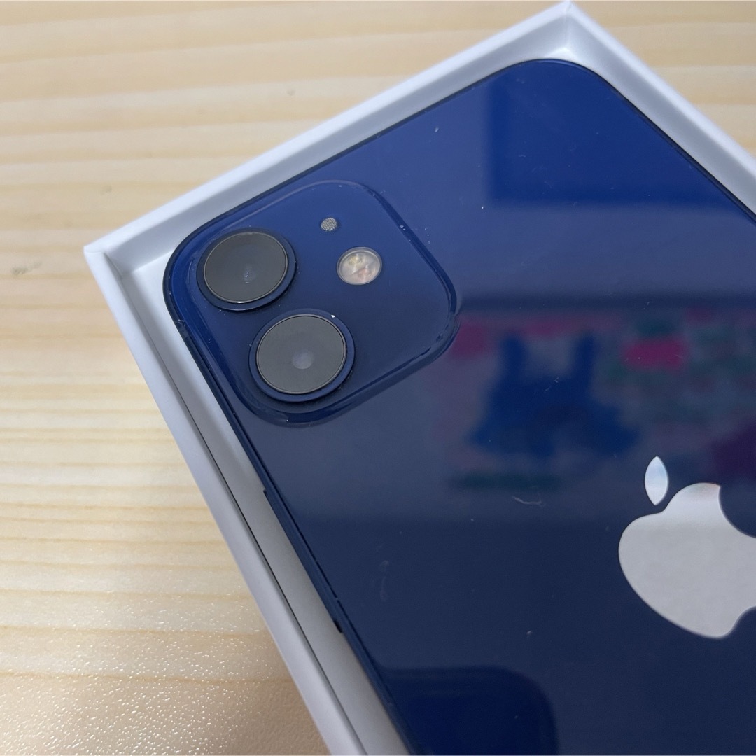 iPhone(アイフォーン)のiphone12 mini ブルー 64gb スマホ/家電/カメラのスマートフォン/携帯電話(スマートフォン本体)の商品写真