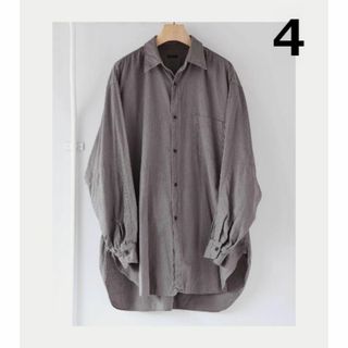 コモリ(COMOLI)の未使用 COMOLI 24SS ヨリ杢 ワークシャツ 4(シャツ)