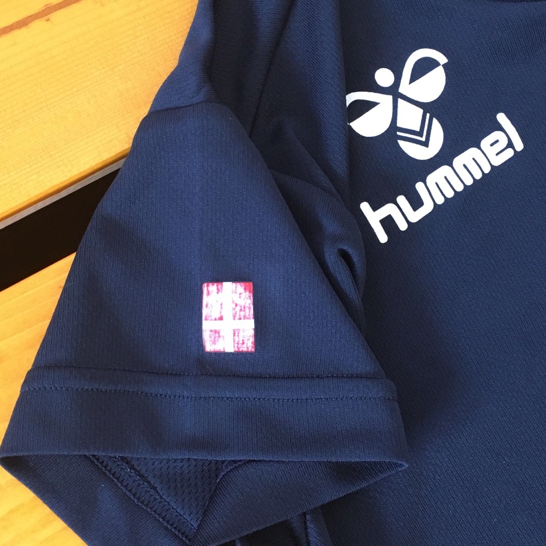 hummel(ヒュンメル)の★hummel　ヒュンメル　半袖　サイズS　ネイビー★Tシャツ スポーツ/アウトドアのスポーツ/アウトドア その他(陸上競技)の商品写真