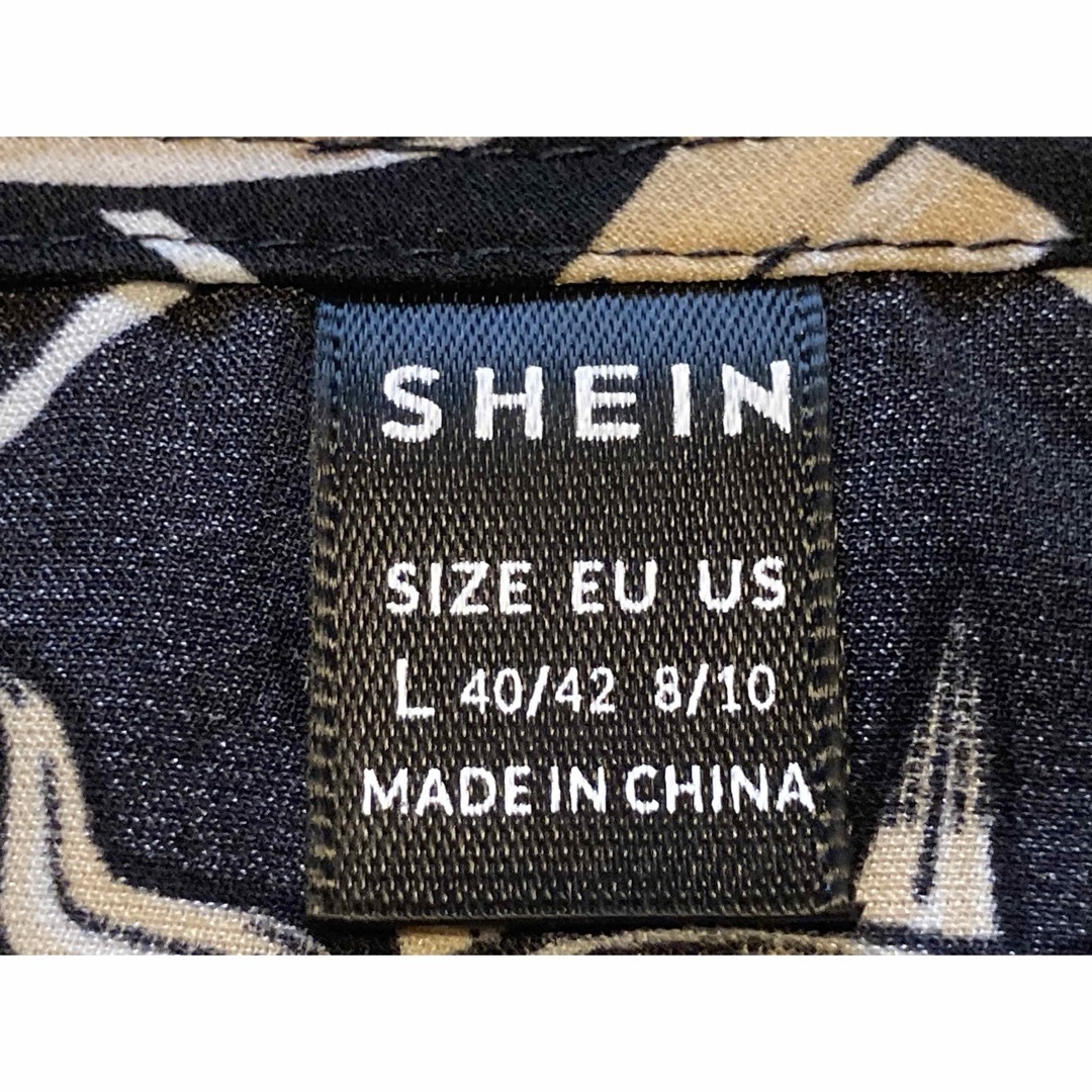 SHEIN(シーイン)のSHEIN カットソー　長袖トップス　Lサイズ レディースのトップス(カットソー(長袖/七分))の商品写真