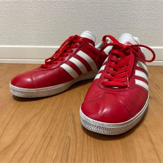 アディダス(adidas)のアディダス　ガッツレー　ロンドン　メンズ　スニーカー　赤　レザー(スニーカー)