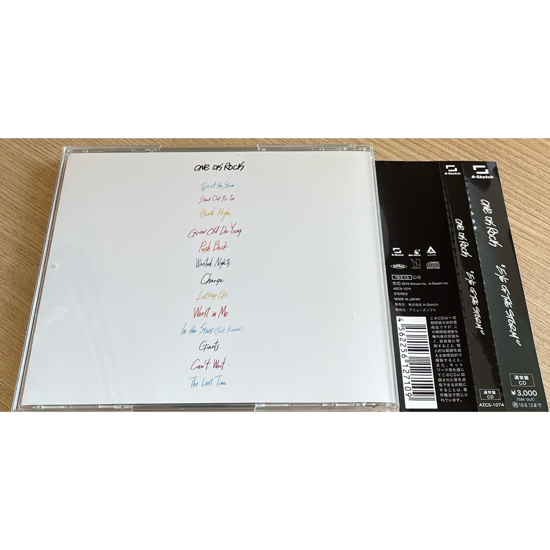 Eye of the Storm ONE OK ROCK CD エンタメ/ホビーのCD(ポップス/ロック(邦楽))の商品写真