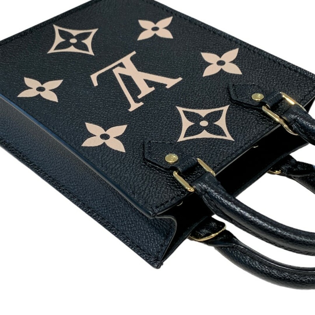 LOUIS VUITTON(ルイヴィトン)の　ルイ・ヴィトン LOUIS VUITTON プティット・サックブラ M81416 ブラック/ベージュ モノグラム・アンプラント レザー レディース ショルダーバッグ レディースのバッグ(ショルダーバッグ)の商品写真