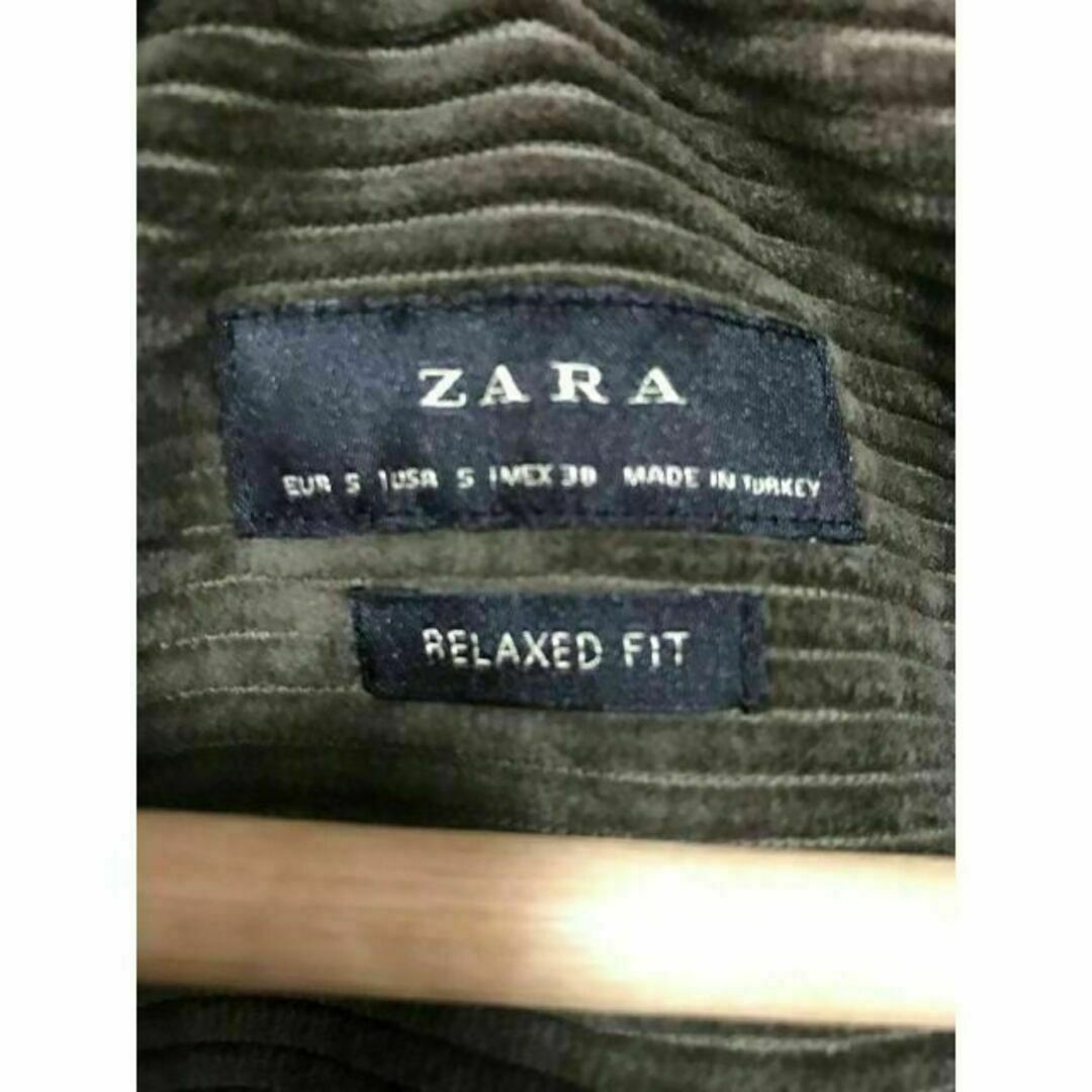 ZARA(ザラ)のZARA ザラ コーデュロイ シャツ ジャケット カーキ S メンズのジャケット/アウター(その他)の商品写真