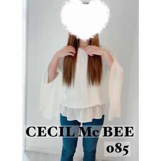 CECIL McBEE - 【CECIL Mc BEE】セシルマクビー シフォン トップス シャツ フリー