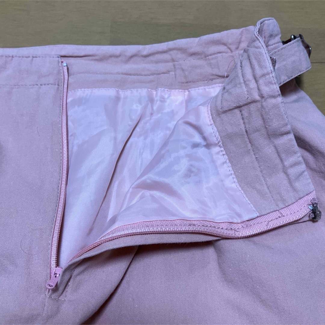 スカート　ピンク　13号 レディースのスカート(ひざ丈スカート)の商品写真