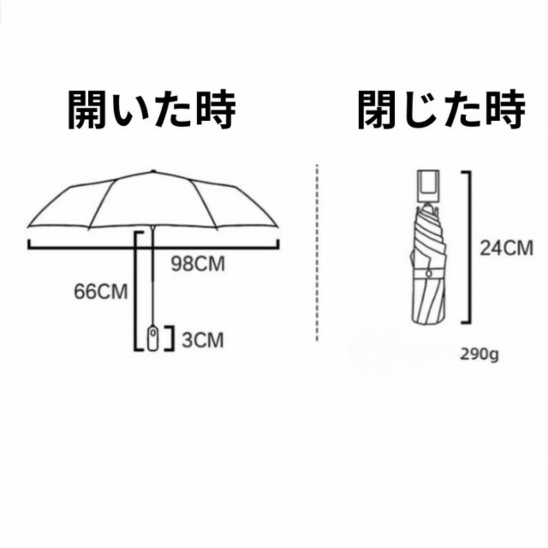 日傘　晴雨兼用　UVカット　100％遮光　軽量　折りたたみ傘　花柄　大きめ　雨傘 レディースのファッション小物(傘)の商品写真