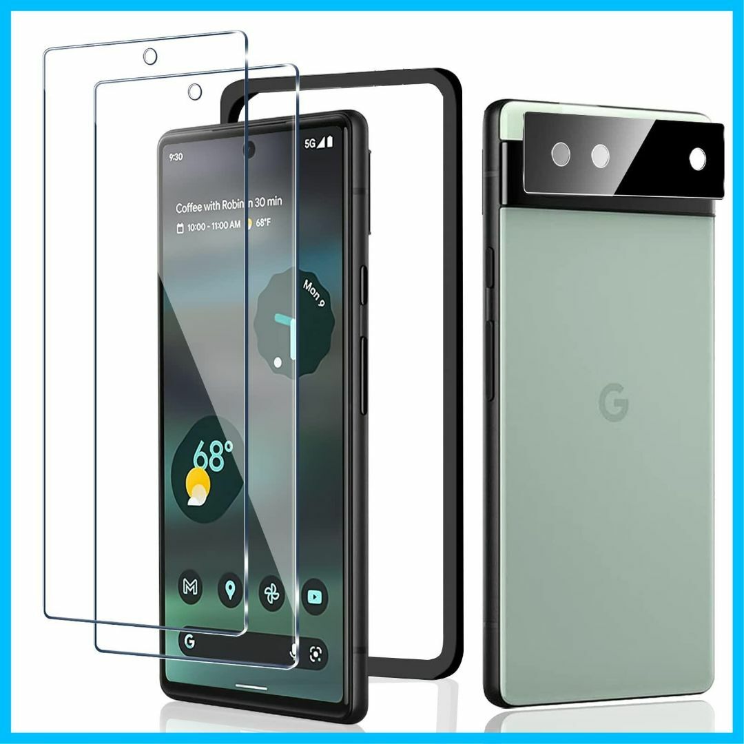 【色:GooglePixel6A透明】【指紋認証対応 】For Google P スマホ/家電/カメラのスマホアクセサリー(その他)の商品写真