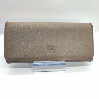 ロエベ(LOEWE)の【LOEWE】ロエヴェ　ロエベ　長財布　アマソナファスナー　グレベージュ　女性(財布)