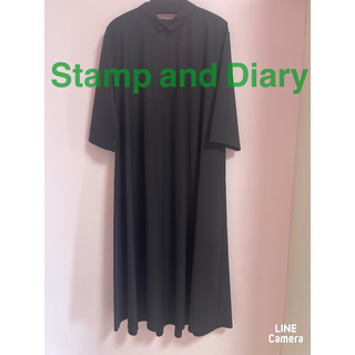 STAMP AND DIARY - ❤️[新品] スタンプ&ダイアリー黒ワンピース値札付き